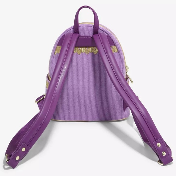 Loungefly Beauty & The Beast Chip Corduroy Backpack Box Lunch Exclusive NEW - Picture 3 of 3